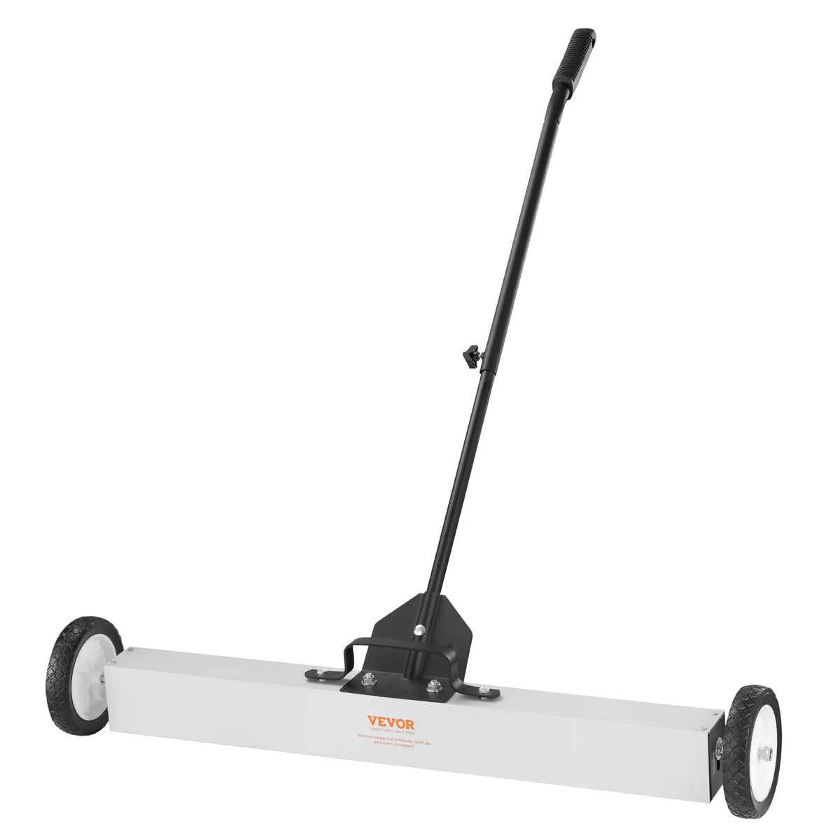 Rolling Magnetic Sweeper with Wheels Push-Type Magnetic Pick up Sweeper Large Magnet Pickup Lawn Telescoping Sweeper