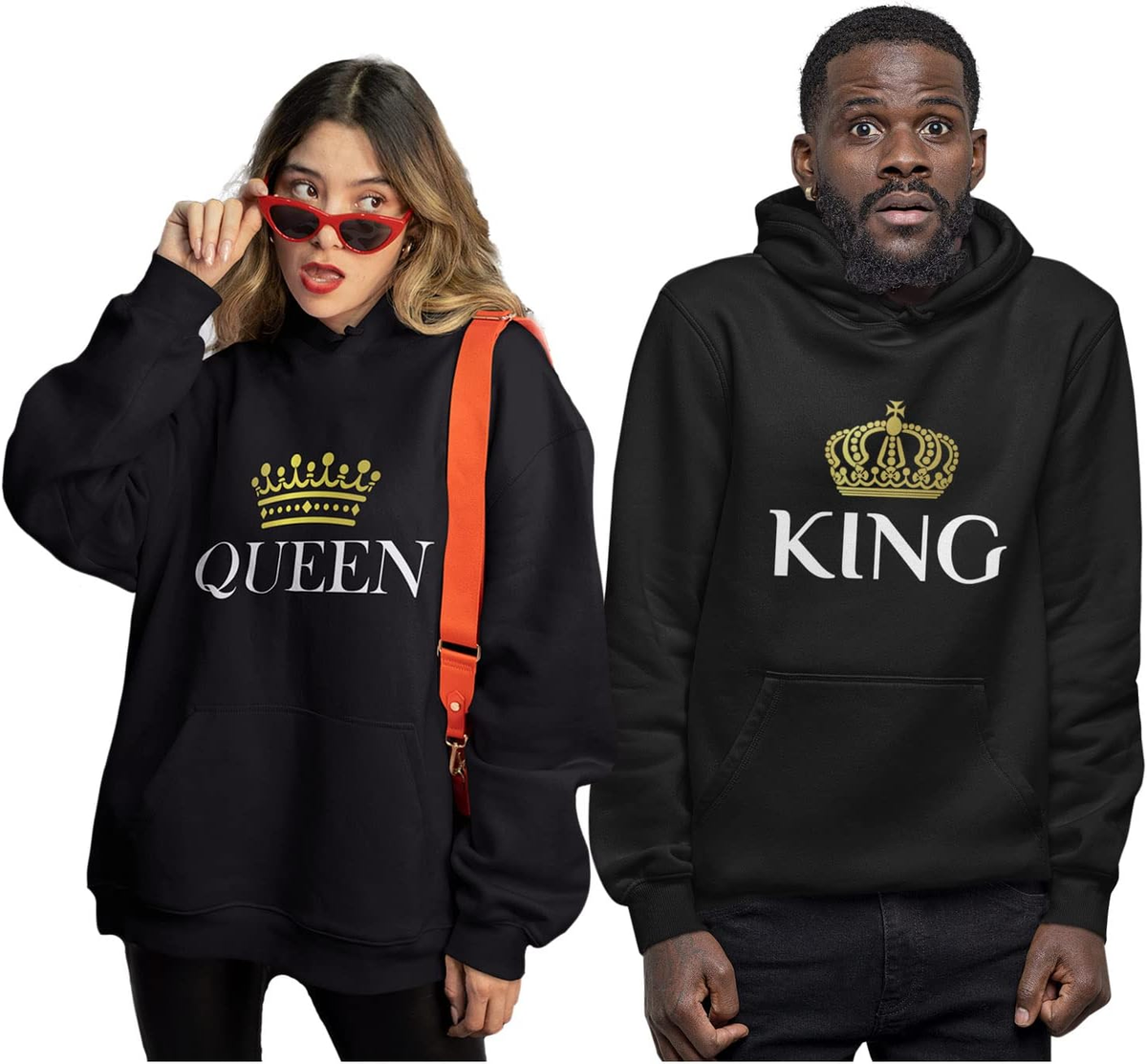 King & Queen Matching Hoodie